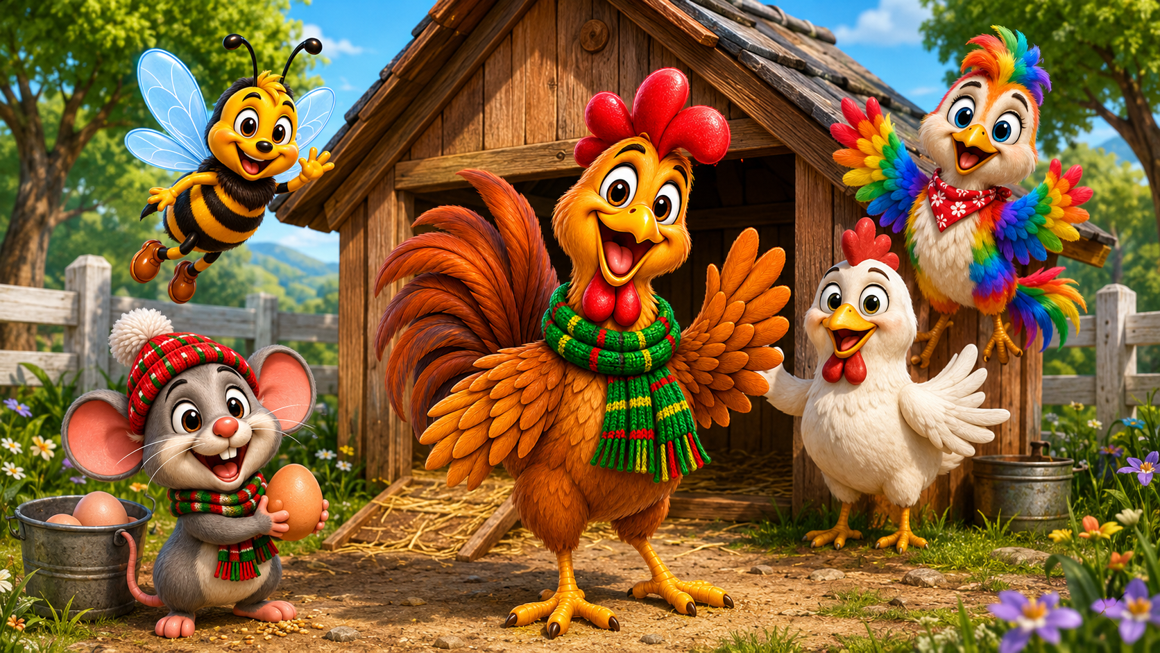 Cluck’s Chicken Coop at The Farm Adventures